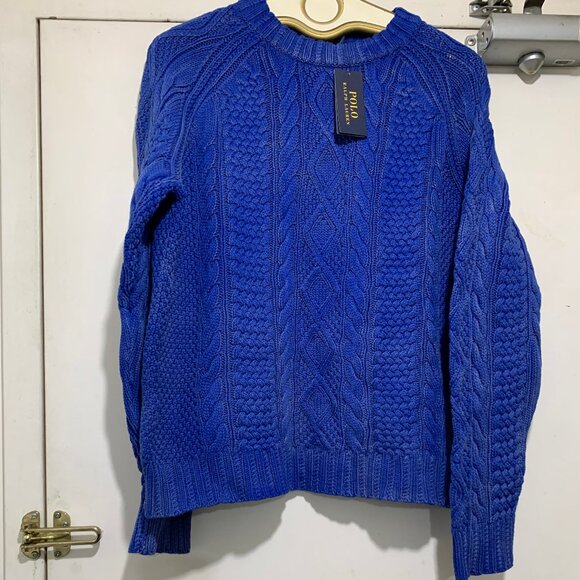 NEW POLO RALPH LAUREN CHUNKY KNITTED SWEATERS  SIZE XXL - Picture 5 of 15